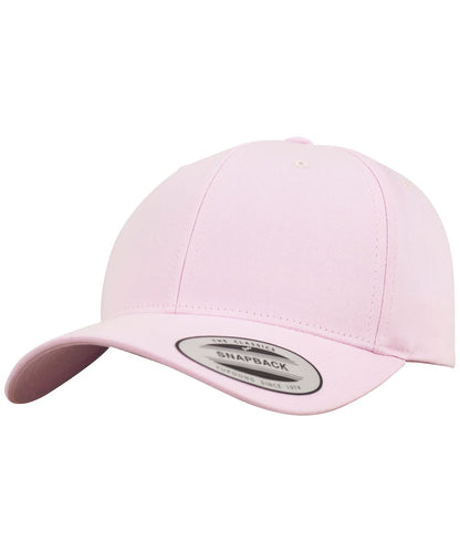 Flexfit By Yupoong Curved Classic Snapback 77067706 YP035 - Pink One size - Customisable Caps