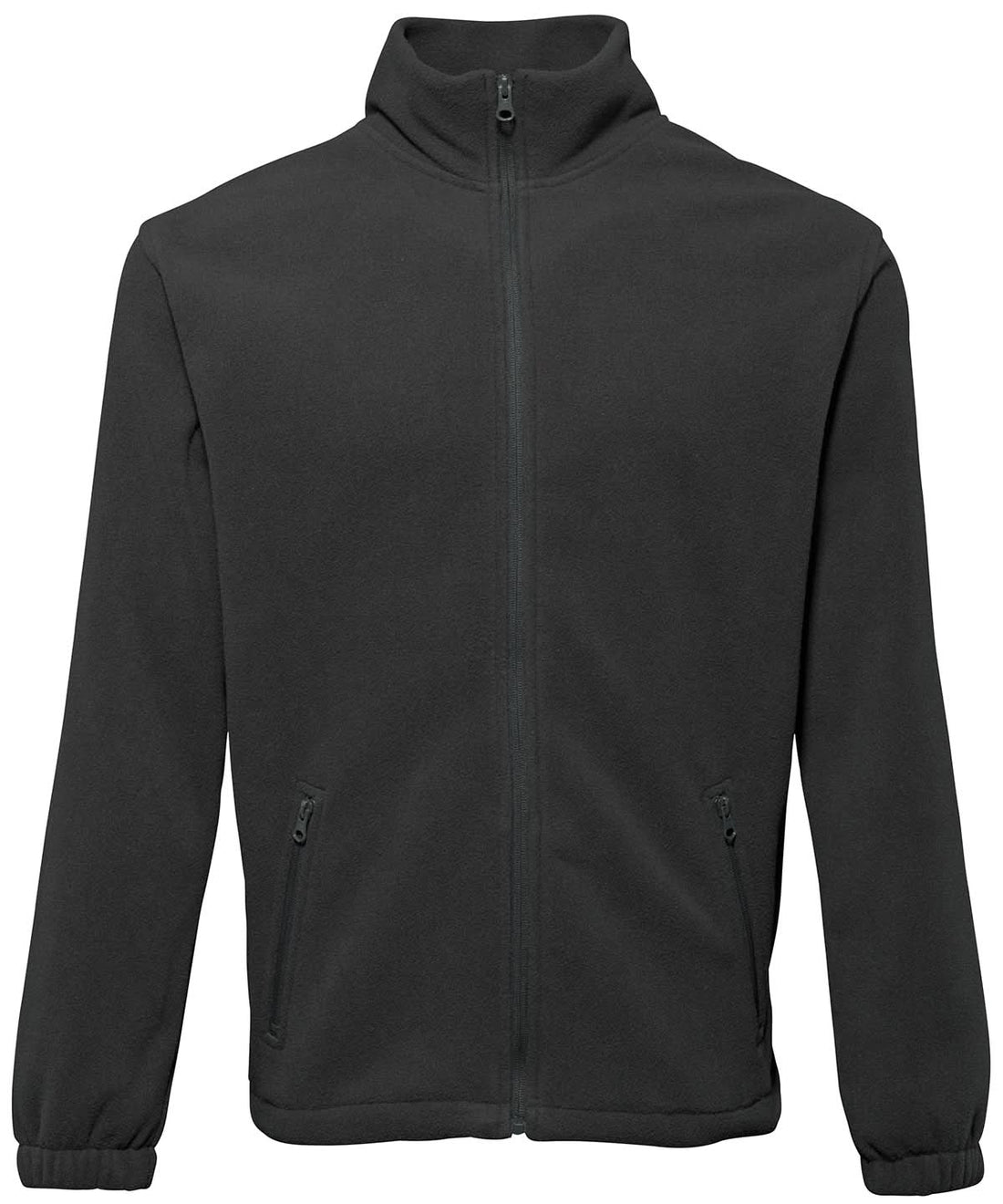2786 Full zip fleece TS014 - Black - Customisable Fleece