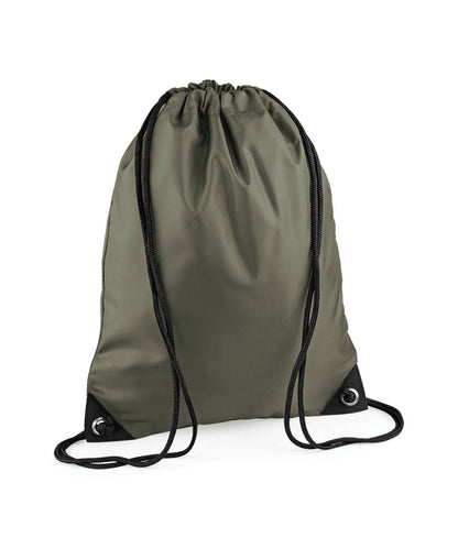 Bagbase Premium gymsac BG010 - Olive One size - Customisable Bags