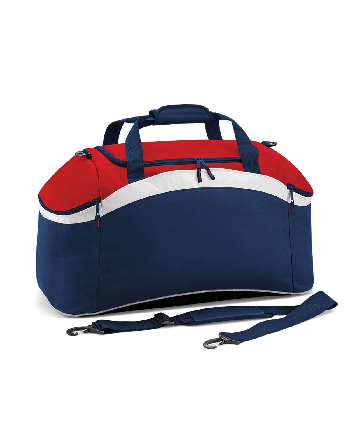 Bagbase Teamwear holdall BG572 - French Navy Classic Red White One size - Customisable Bags