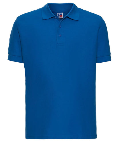 Russell Europe Ultimate classic cotton polo J577M - Azure - Customisable Polos