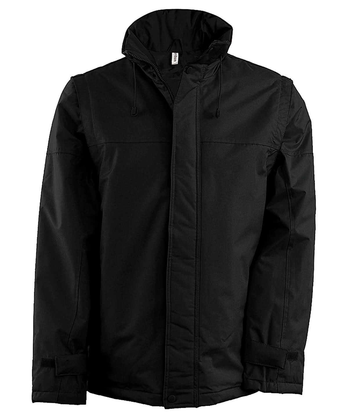 Kariban Detachable sleeved blouson jacket KB693 - Black Black - Customisable Jackets