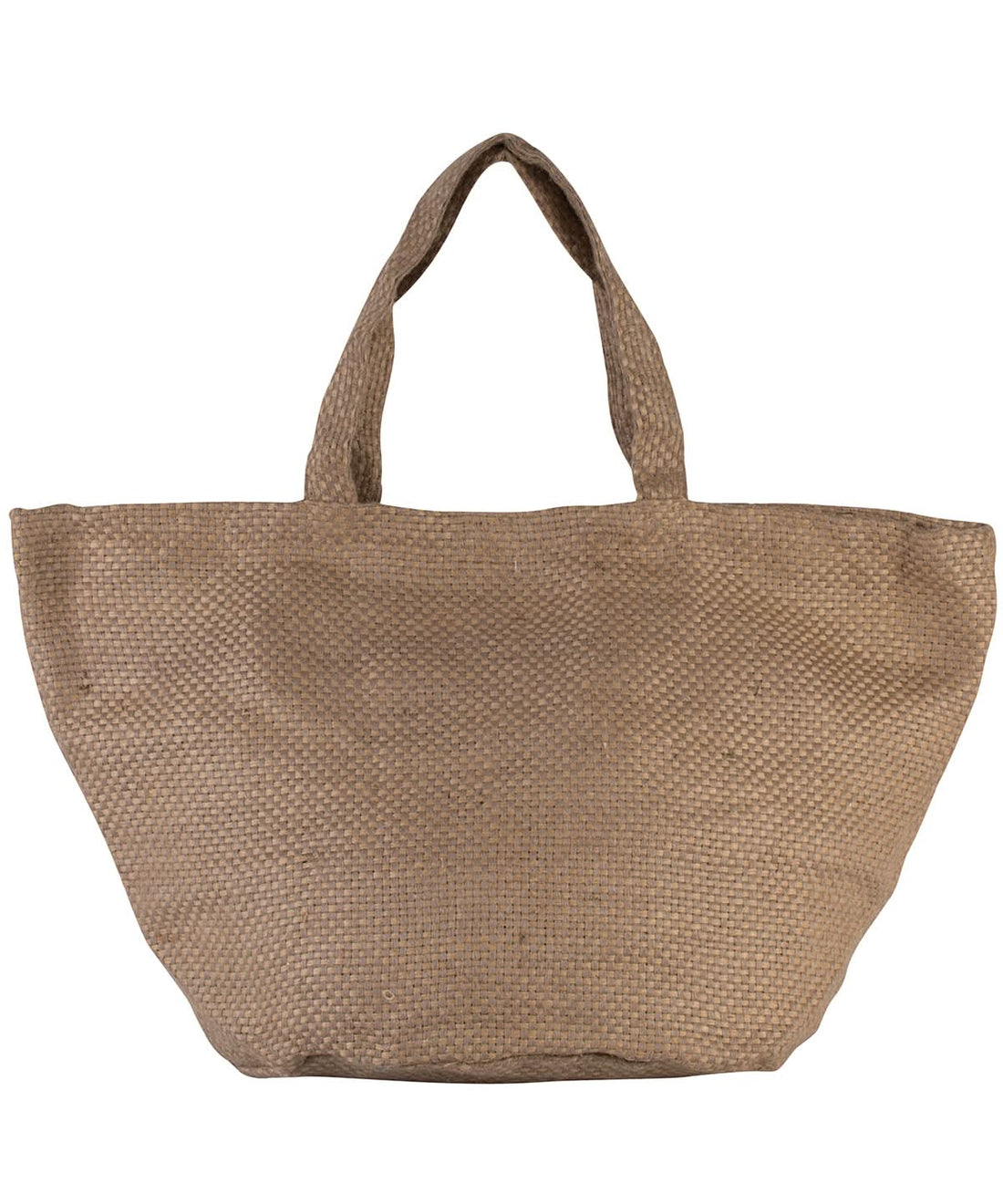 KiMood 100 natural yarn dyed jute bag KI008 - Natural Cappuccino One size - Customisable Bags