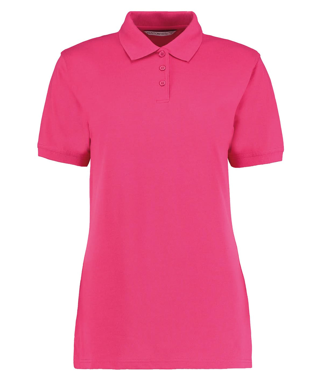 Kustom Kit Klassic polo womens with Superwash 60C classic fit Raspberry KK703 - Raspberry - Customisable Polos