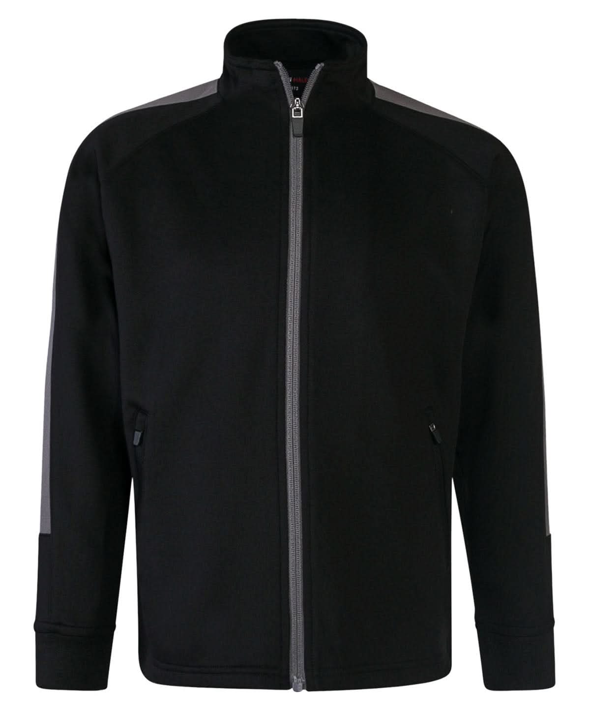 Finden &amp; Hales Finden Hales Kids knitted tracksuit top LV873 - Black Gunmetal Grey - Customisable Trackwear