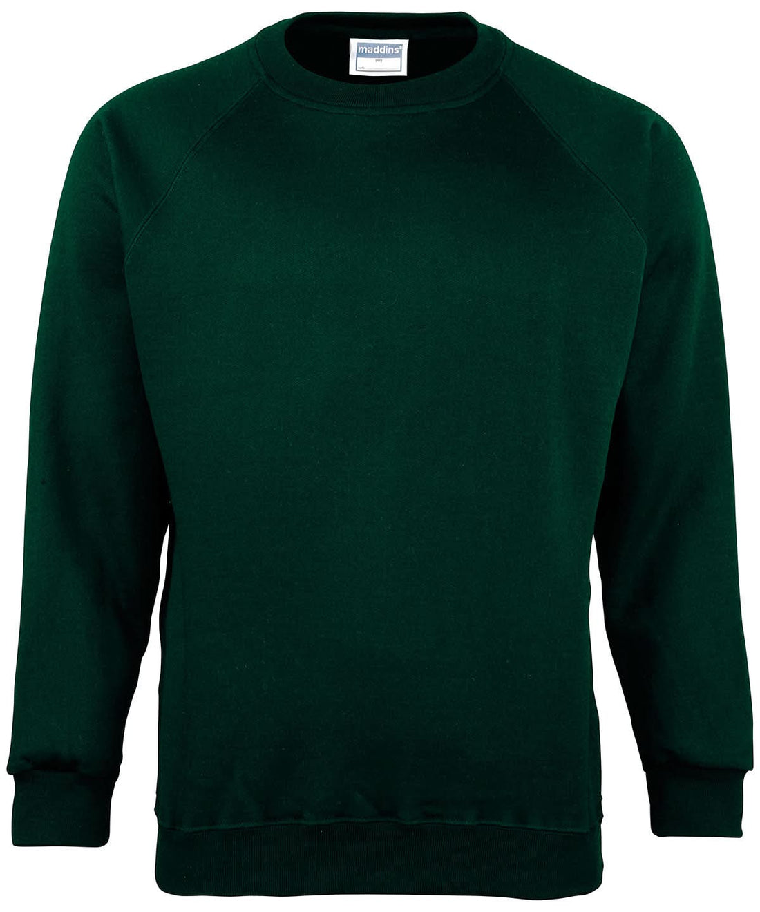 Maddins Kids Coloursure sweatshirt MD01B - Bottle Green - Customisable Sweatshirts