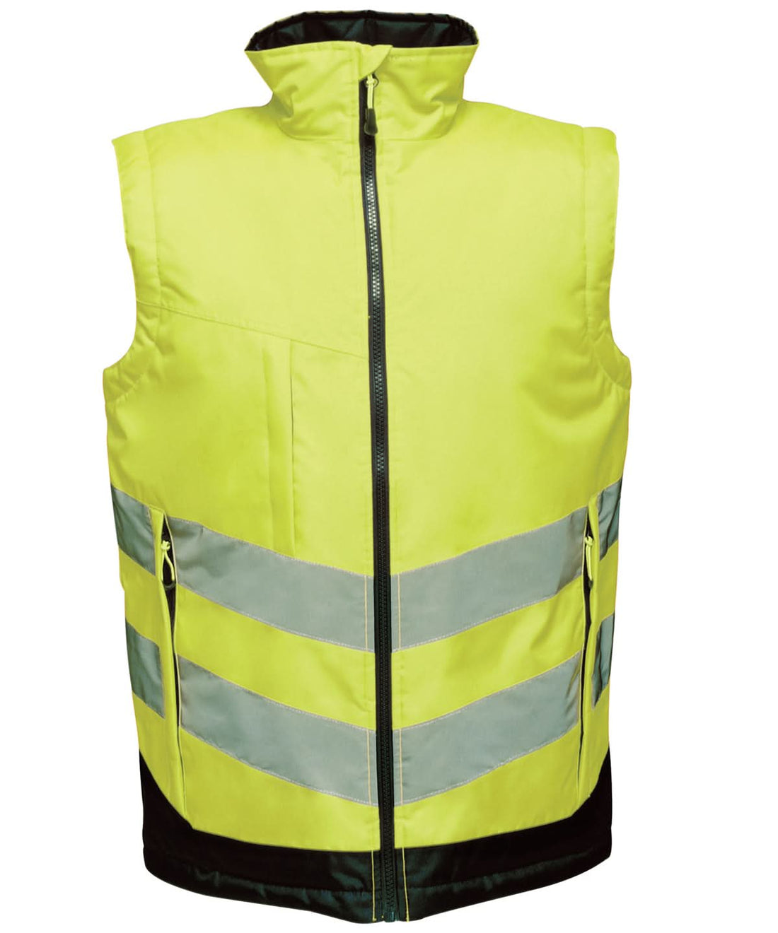 Regatta High Visibility High vis pro bodywarmer RG383 - Yellow Navy - Customisable Bodywarmer