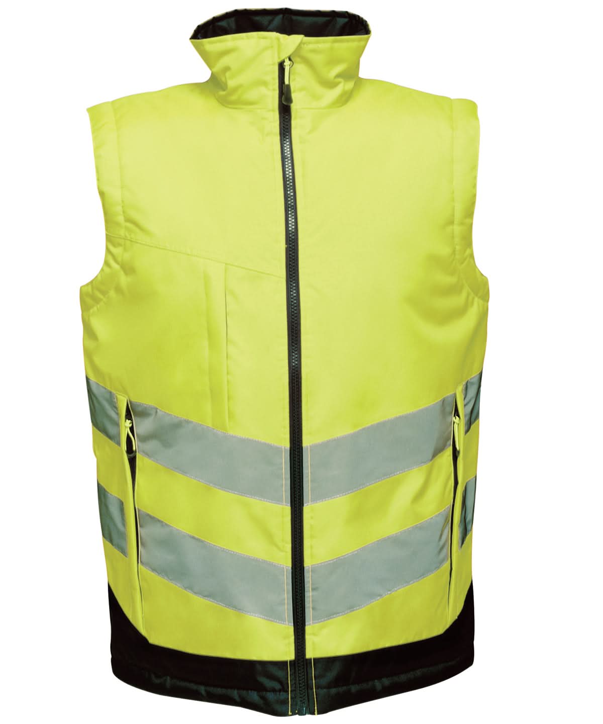 Regatta High Visibility High vis pro bodywarmer RG383 - Yellow Navy - Customisable Bodywarmer