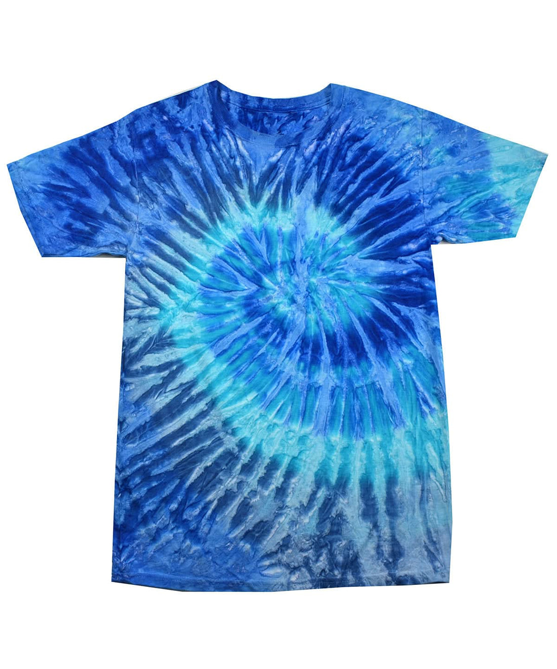 Colortone Tie Dye Shirt Blue Jerry TD02M - Blue Jerry - Customisable T-Shirts