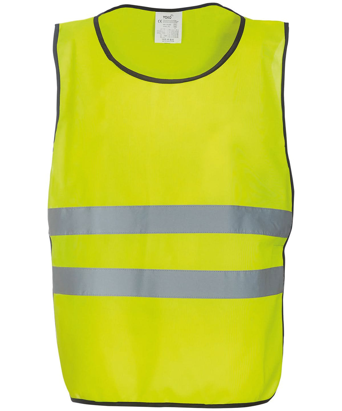 Yoko HV 2 Band Tabard Hvj269 YK004 - Yellow - Customisable Tabard