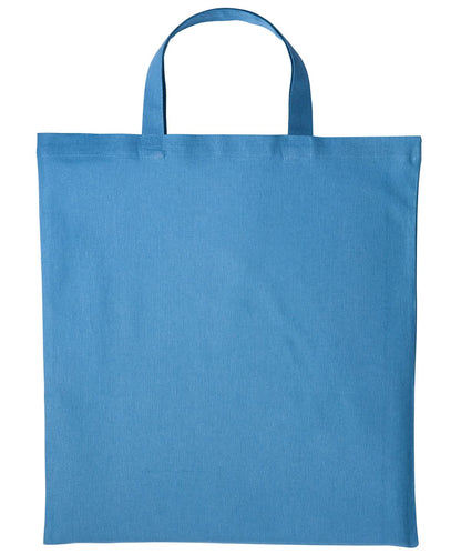 Nutshell Cotton shopper short handle RL110 - Airforce Blue One size - Customisable Bags