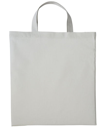 Nutshell Cotton shopper short handle RL110 - Pastel Grey One size - Customisable Bags