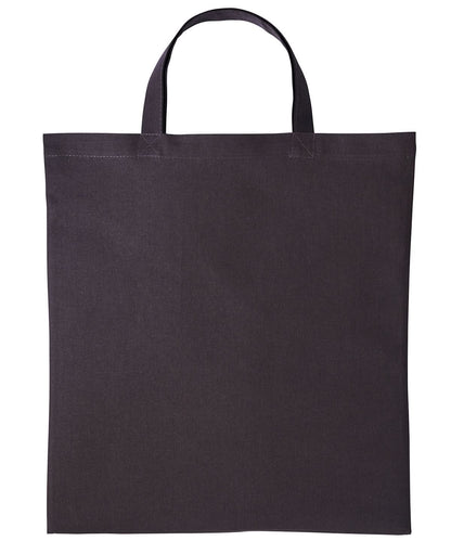 Nutshell Cotton shopper short handle RL110 - Storm Dark Grey One size - Customisable Bags