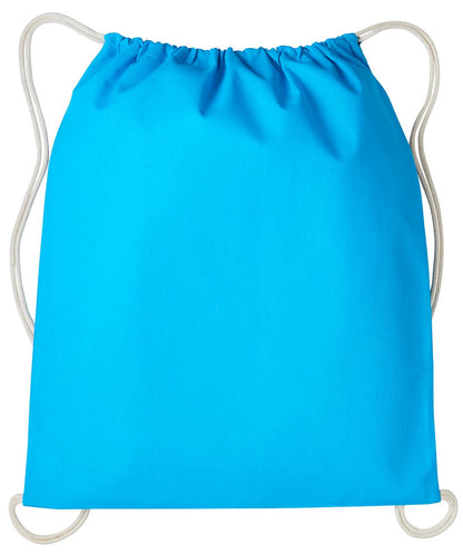 Nutshell Gymsac with cords RL300 - Hawaiian Blue Natural One size - Customisable Bags