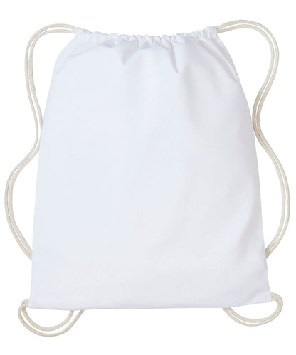 Nutshell Gymsac with cords RL300 - White Natural One size - Customisable Bags