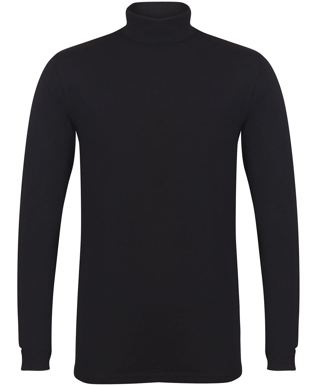 SF Feel good roll neck top 125 SF125 - Black - Customisable Sweatshirts