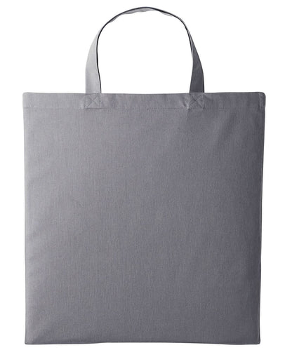 Nutshell Cotton shopper short handle RL110 - Slate Light Grey One size - Customisable Bags