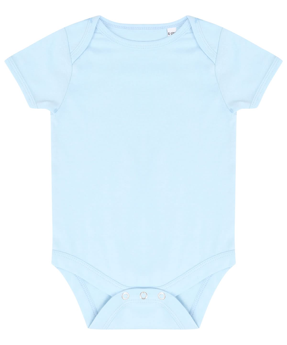 Larkwood Essential Short Sleeved Bodysuit LW500 - Pale Blue - Customisable Bodysuits