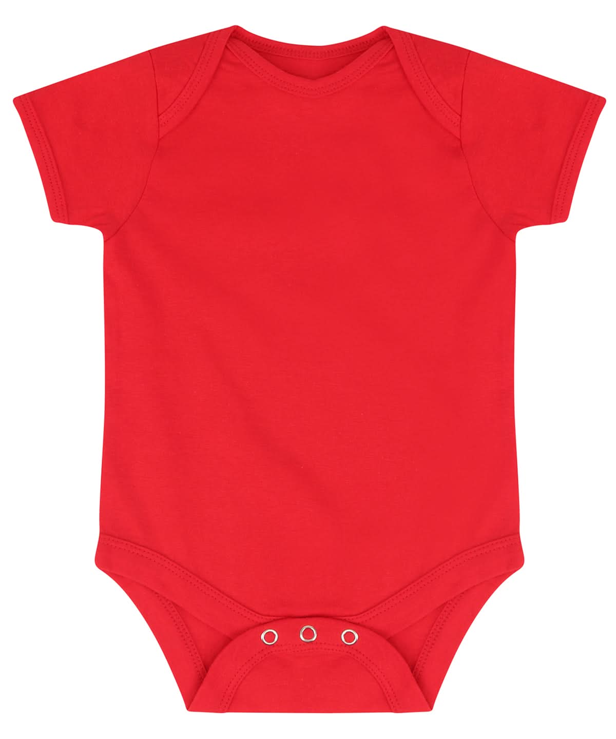 Larkwood Essential Short Sleeved Bodysuit LW500 - Red - Customisable Bodysuits