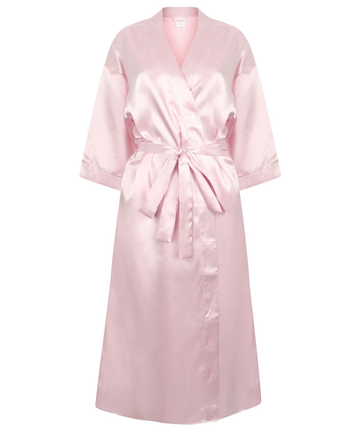 Towel City Womens satin robe TC054 - Light Pink - Customisable Robes