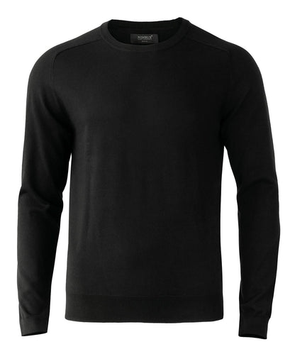 Nimbus Brighton elegant round neck NB94M - Black - Customisable Knitted Jumpers