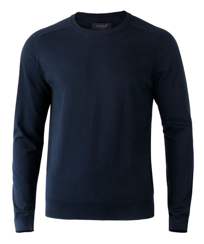 Nimbus Brighton elegant round neck NB94M - Navy - Customisable Knitted Jumpers