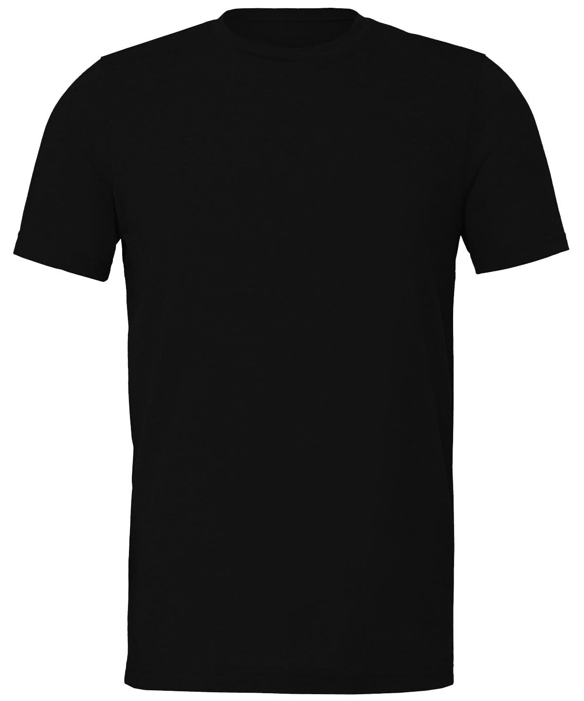 Bella Canvas Unisex sueded tee CV011 - Solid Black Blend - Customisable T-Shirts