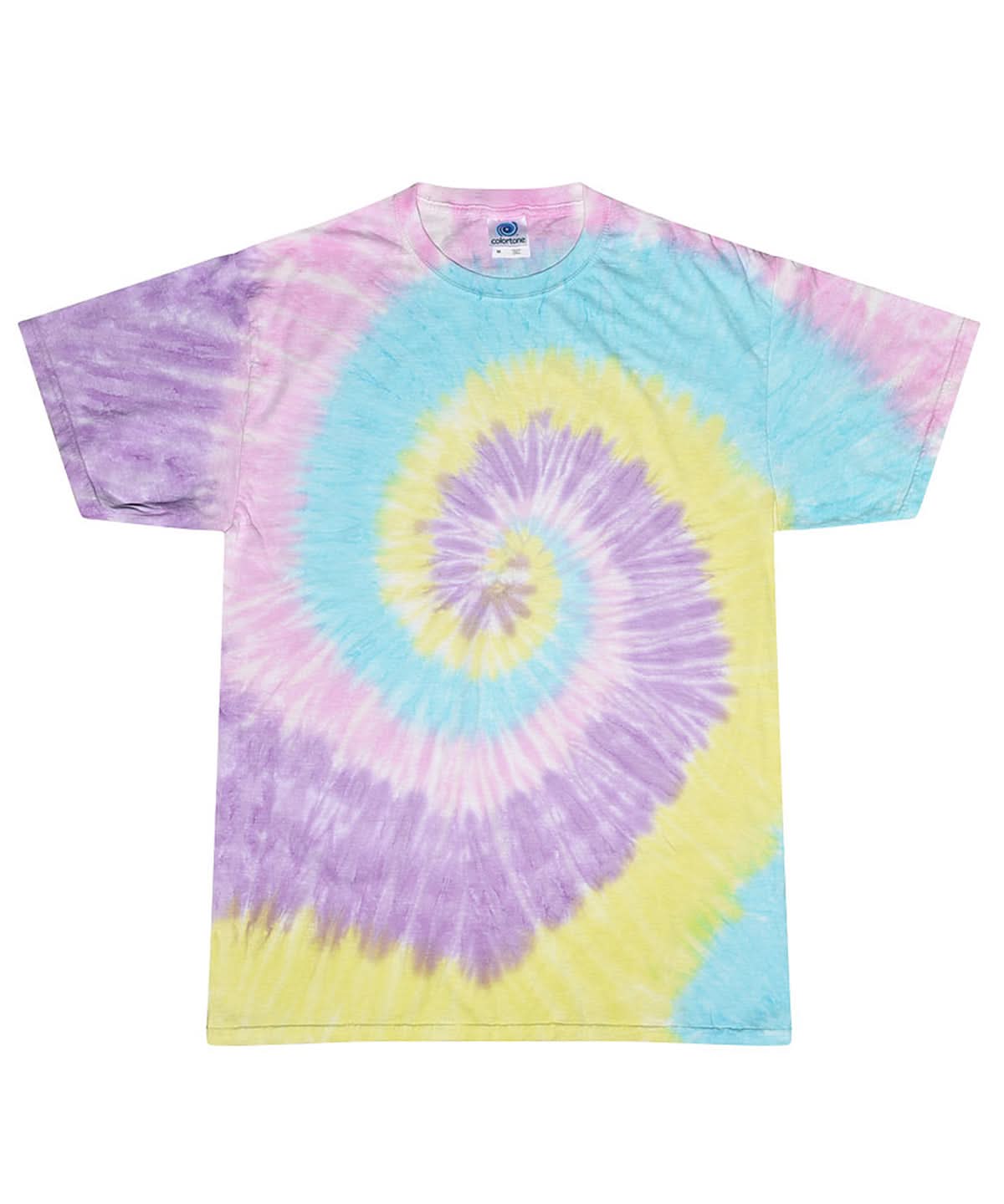 Colortone Tie Dye Shirt Jelly Bean TD02M - Jelly Bean - Customisable T-Shirts