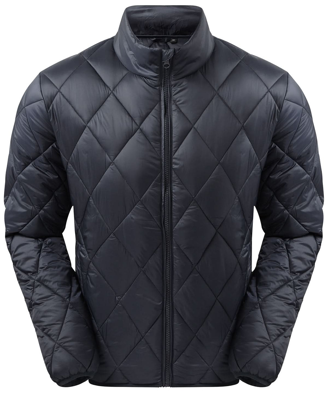 2786 Diamond pane padded Jacket ts032 - Navy - Customisable Jackets