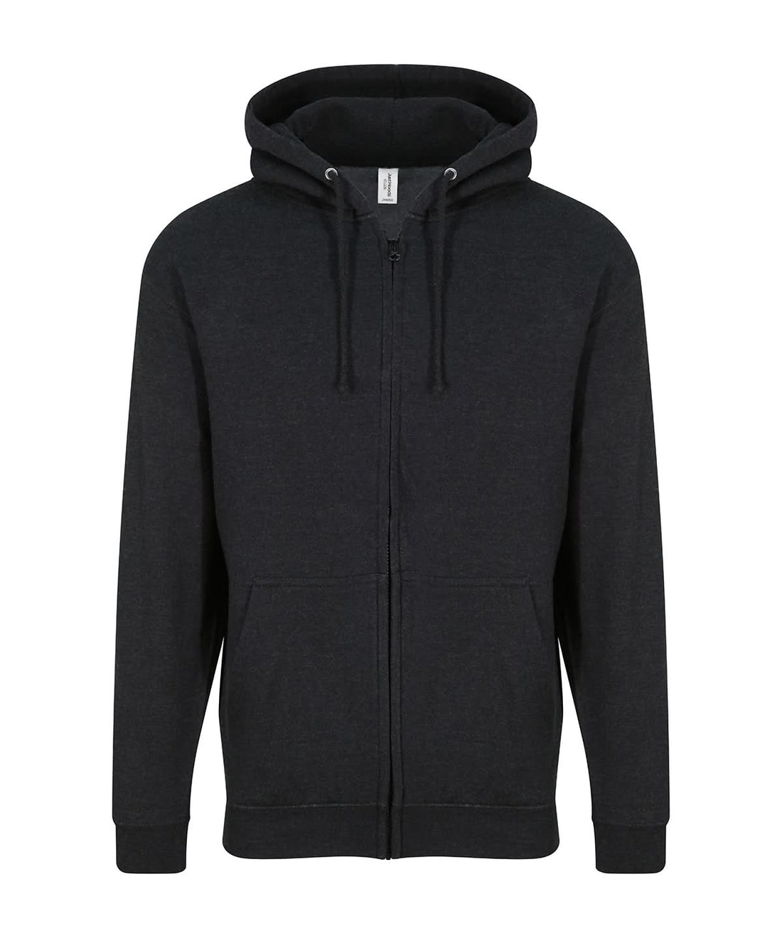 AWDis Just Hoods Zoodie Black Smoke JH050 - Black Smoke - Customisable Hoodies