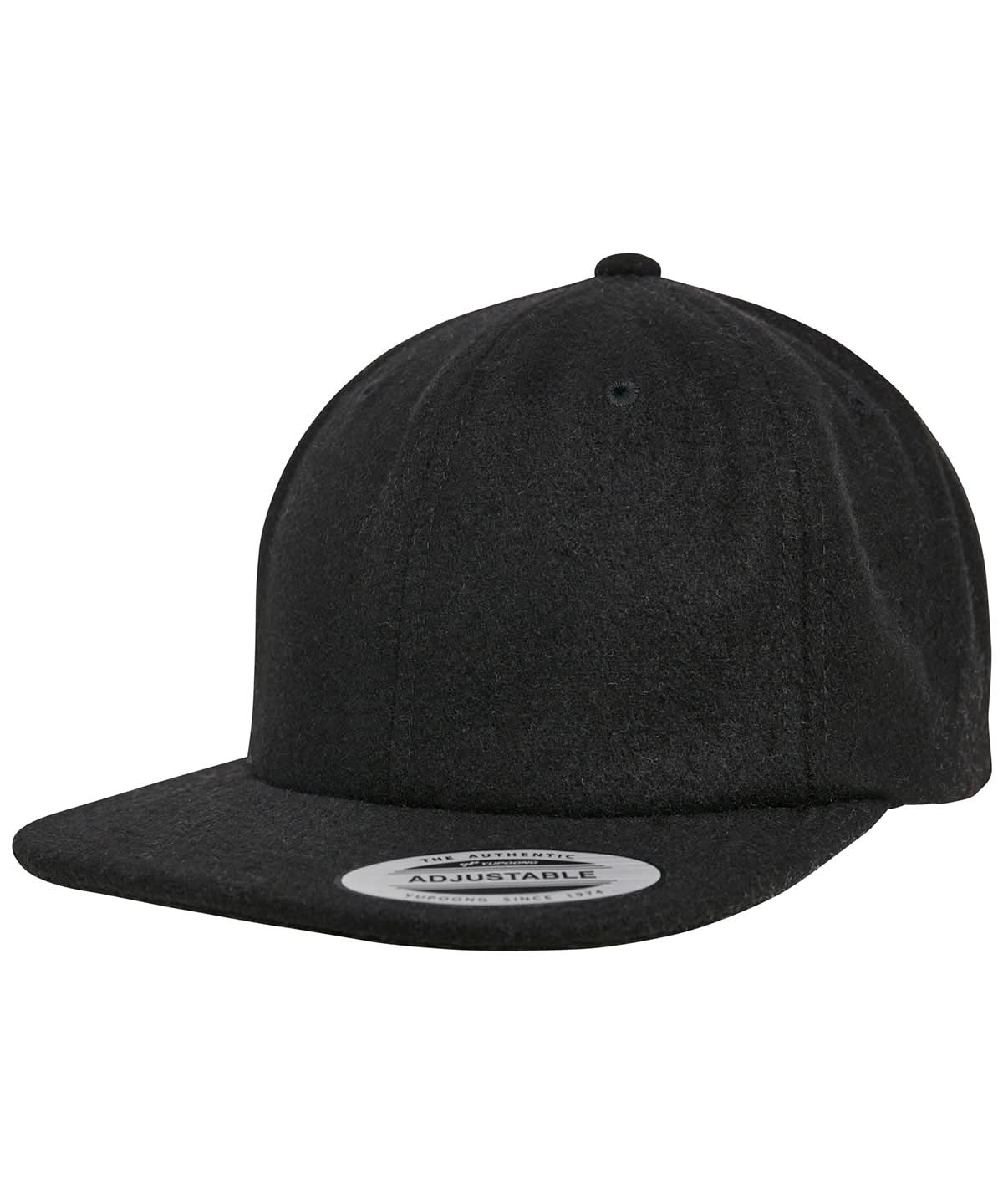 Flexfit By Yupoong Melton Cap YP037 - Black One size - Customisable Caps