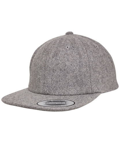 Flexfit By Yupoong Melton Cap YP037 - Grey One size - Customisable Caps