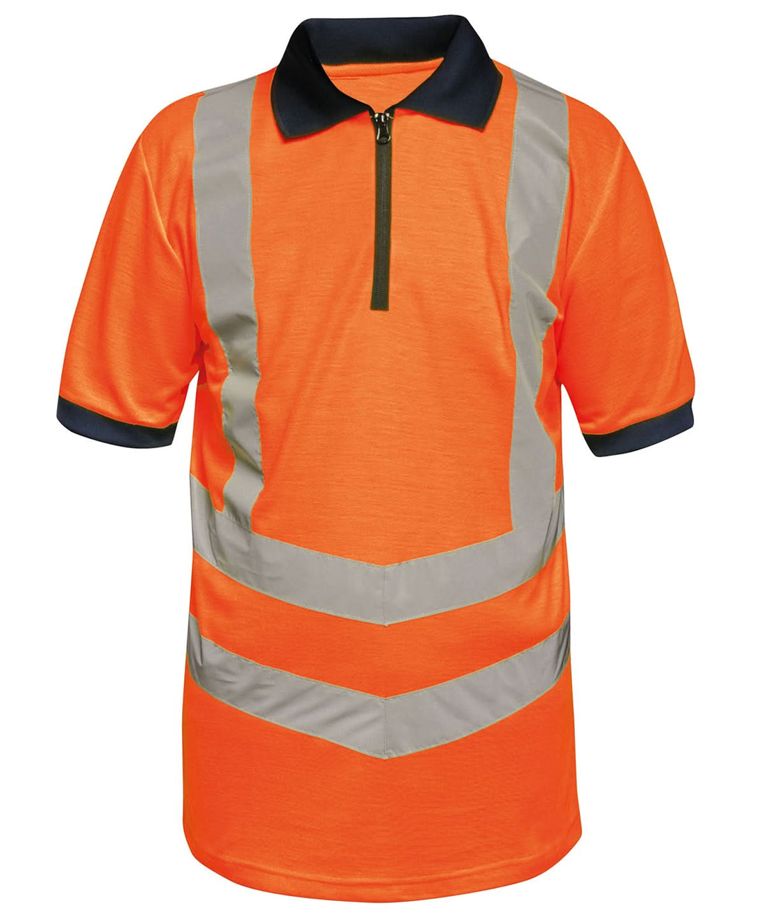 Regatta High Visibility Hi vis pro polo RG389 - Orange Navy - Customisable Hi-Vis Polos