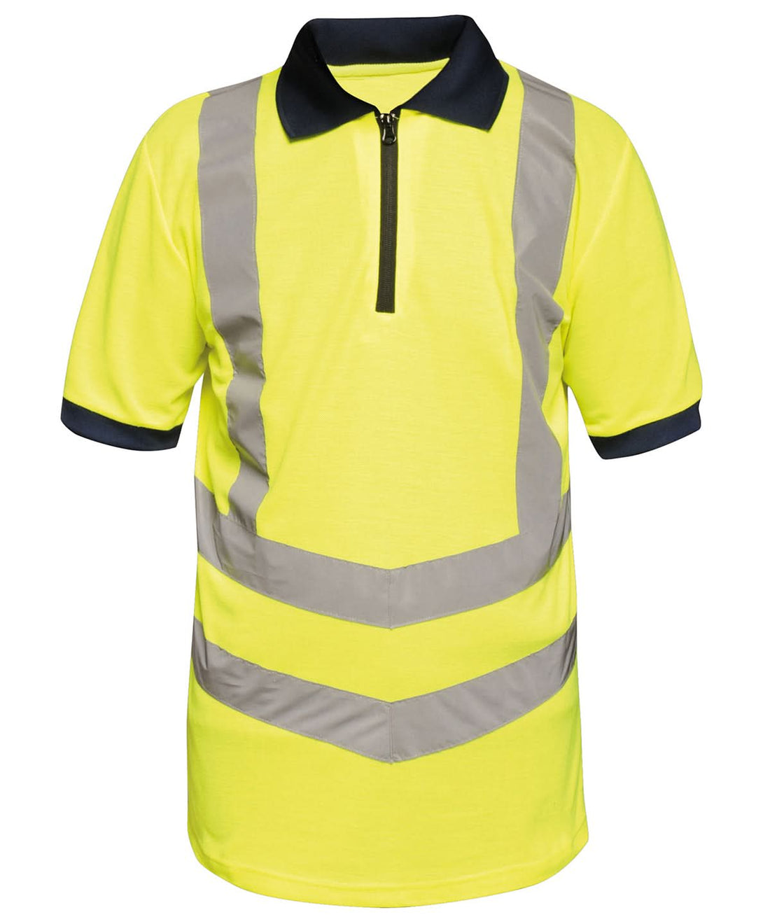 Regatta High Visibility Hi vis pro polo RG389 - Yellow Navy - Customisable Hi-Vis Polos
