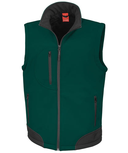 Result Softshell bodywarmer R123A - Bottle - Customisable Gilets &amp; Body Warmers
