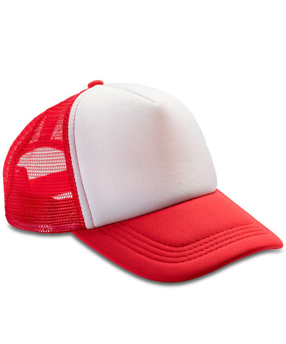 Result Headwear Core Detroit mesh truckers cap RC89X - Red White One size - Customisable Caps