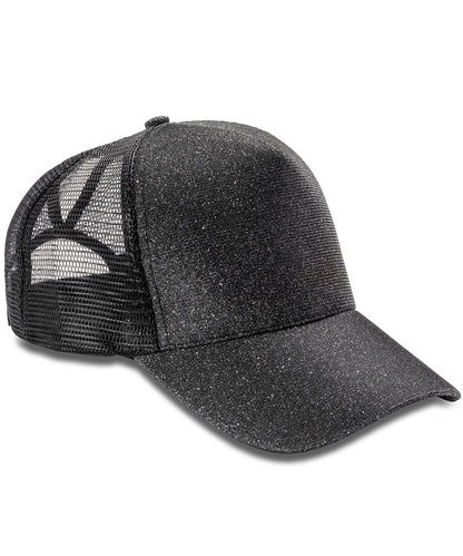 Result Headwear Core New York sparkle cap RC90X - Black One size - Customisable Caps