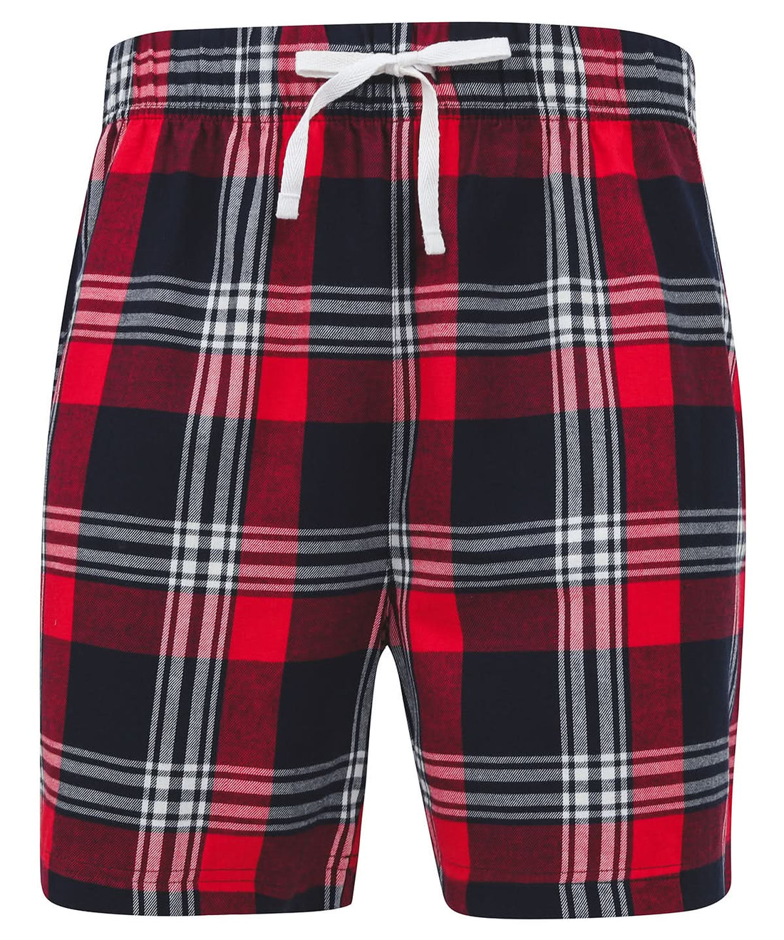 SF Tartan lounge shorts M82 SFM82 - Red Navy Check - Customisable Shorts