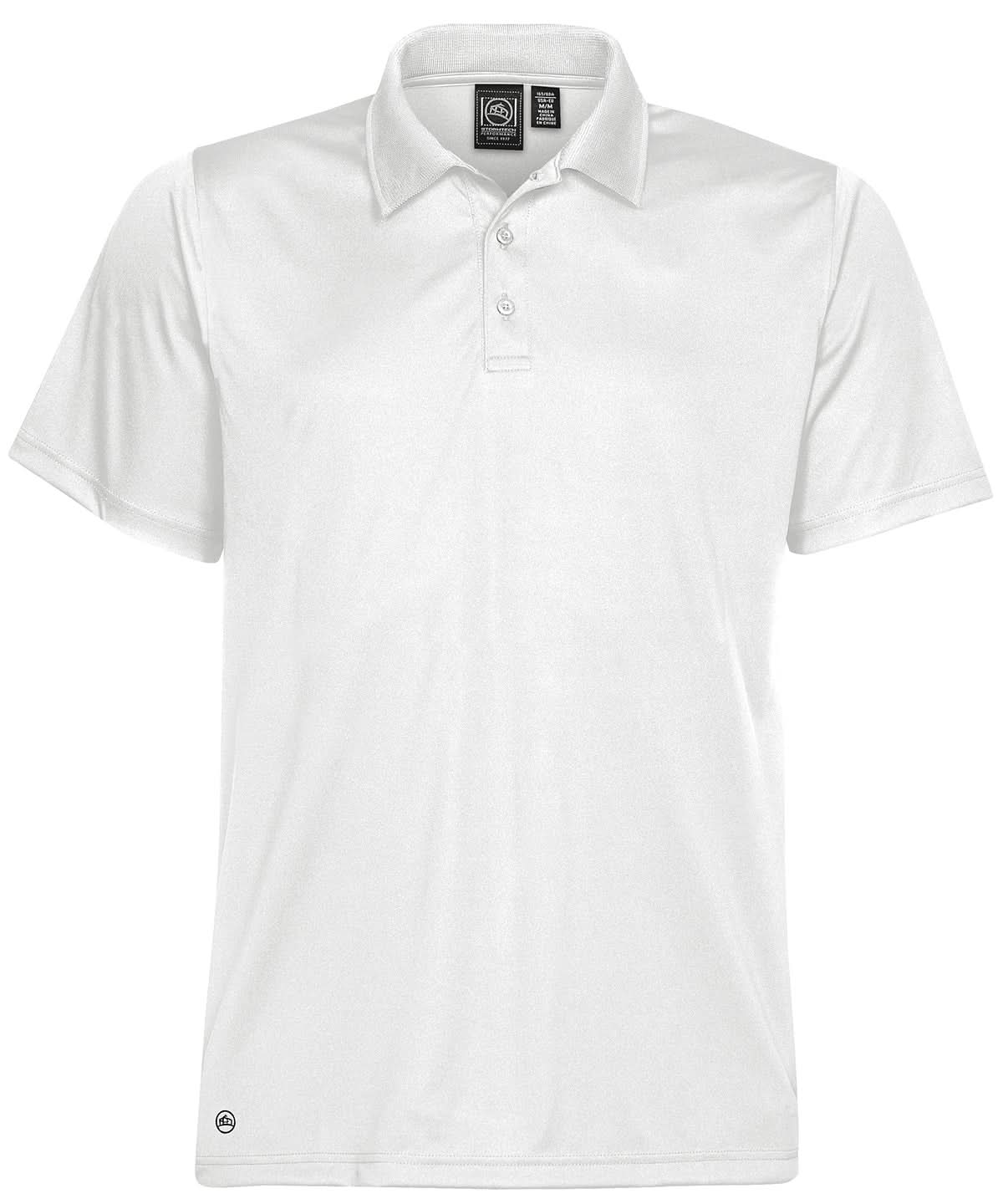 Stormtech Eclipse H2X Dry piqu polo ST172 - White - Customisable Polos