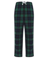 Navy/Green Check