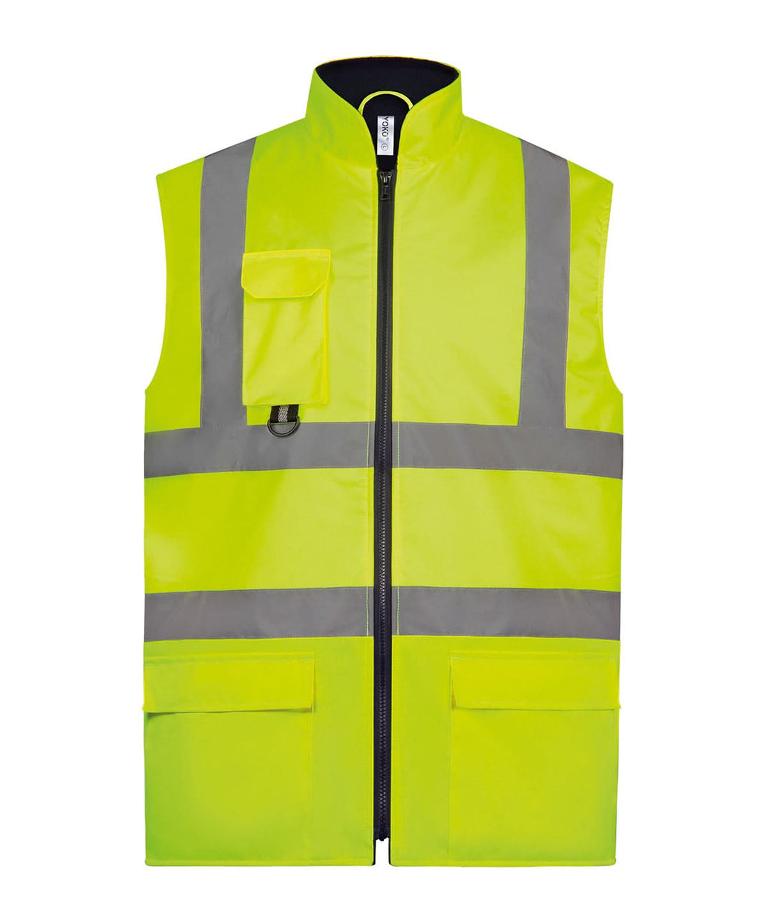 Yoko HV Padded Bodywarmer Hv005 YK105 - Yellow - Customisable Gilets &amp; Body Warmers