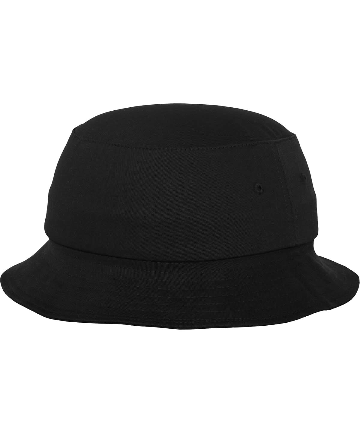 Flexfit By Yupoong Flexfit Cotton Twill Bucket Hat YP039 - Black One size - Customisable Hats