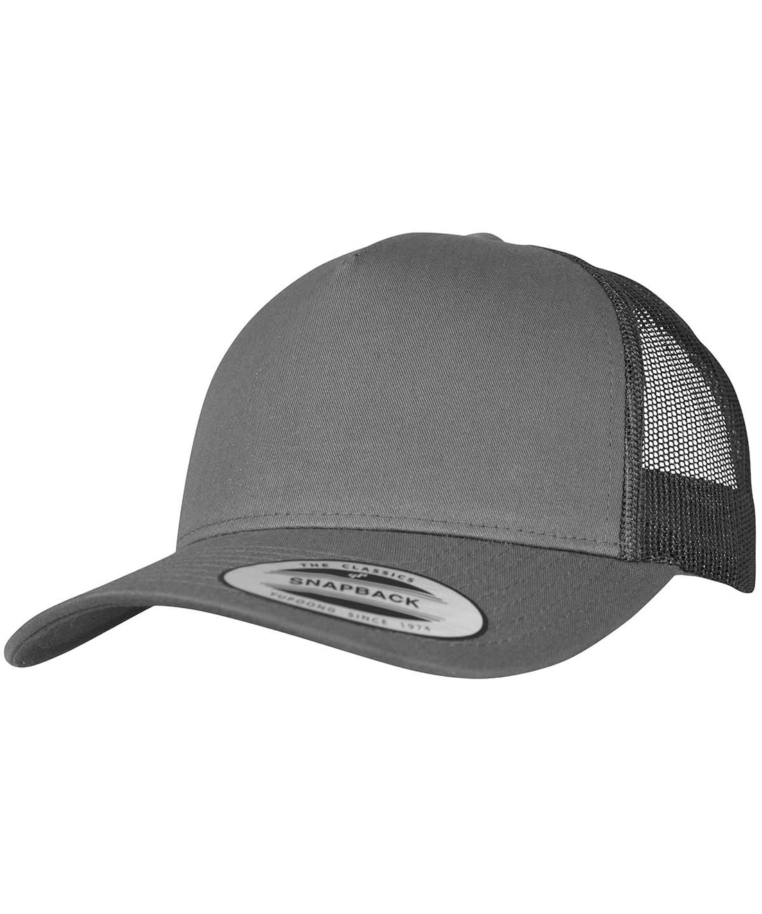 Flexfit By Yupoong 5 Panel Retro Trucker Cap 6506 YP049 - Charcoal One size - Customisable Caps