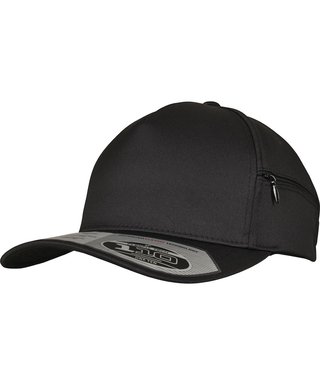 Flexfit By Yupoong 110 Pocket 110Zp YP065 - Black One size - Customisable Caps