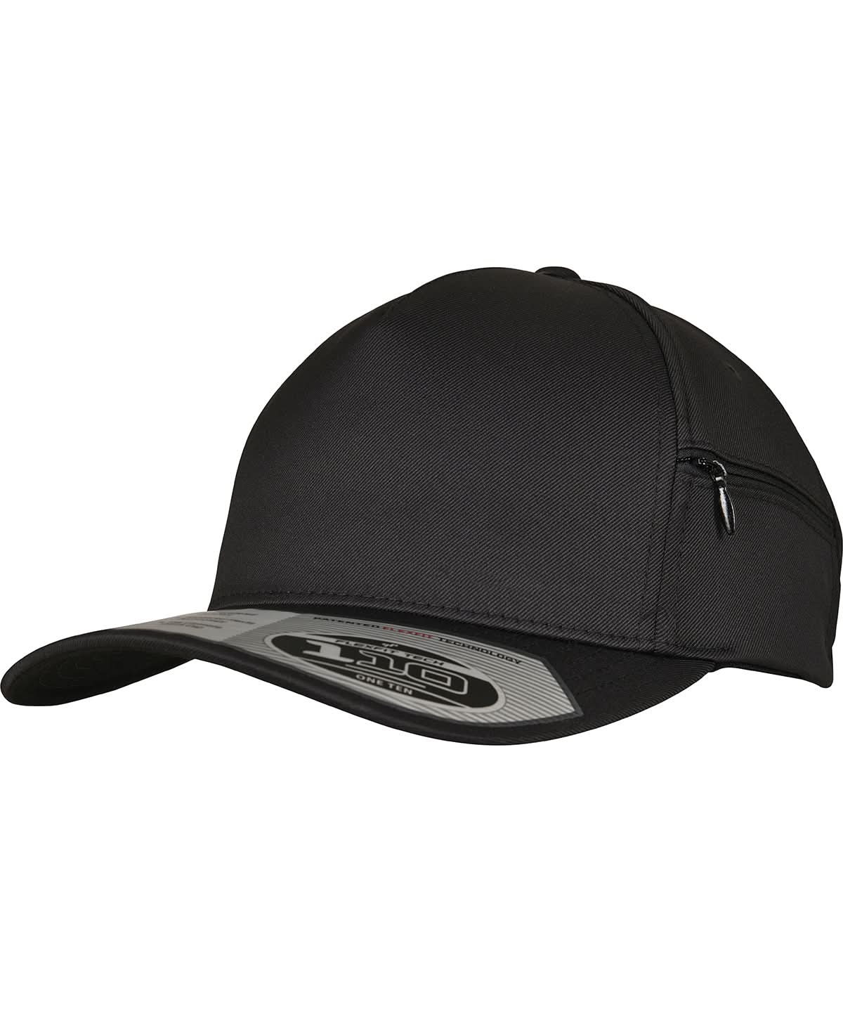 Flexfit By Yupoong 110 Pocket 110Zp YP065 - Black One size - Customisable Caps