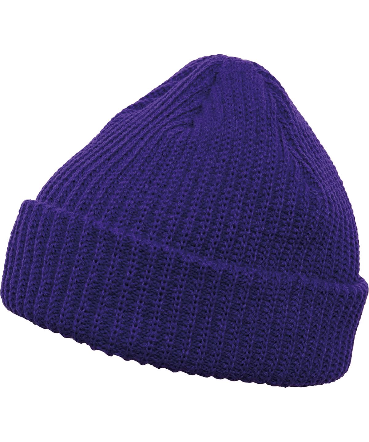 Flexfit By Yupoong Rib Beanie 1502Rb YP066 - Purple One size - Customisable Beanies