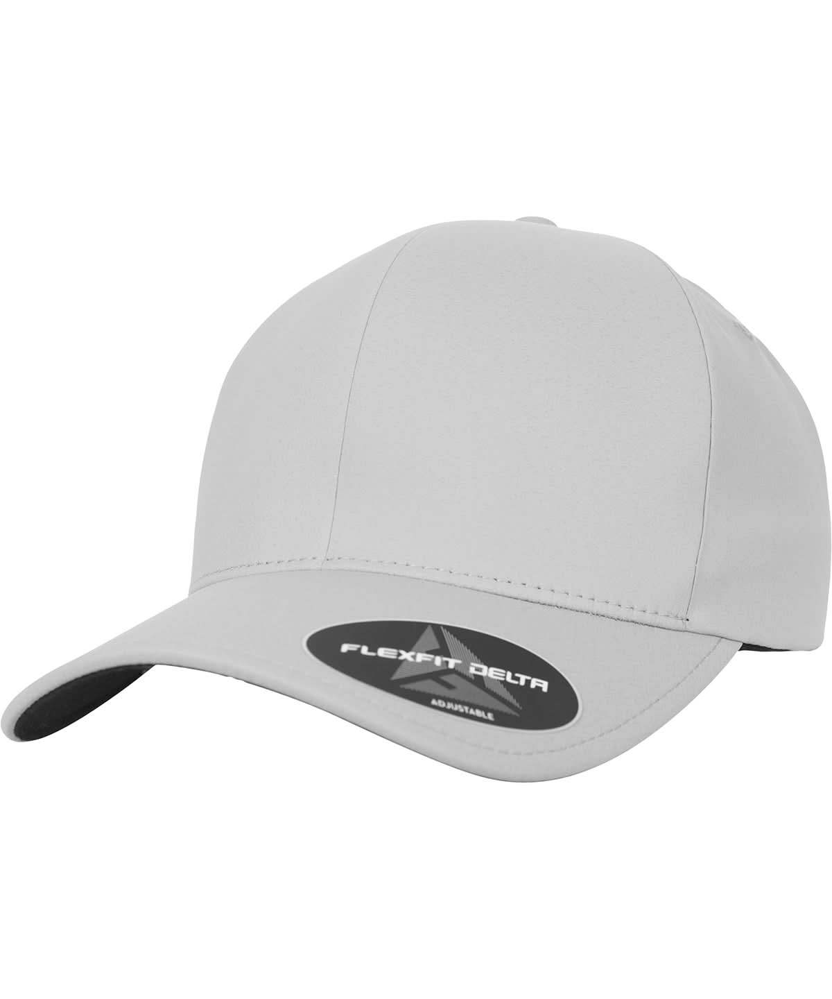 Flexfit By Yupoong Flexfit Delta Adjustable 180A YP067 - Silver One size - Customisable Caps
