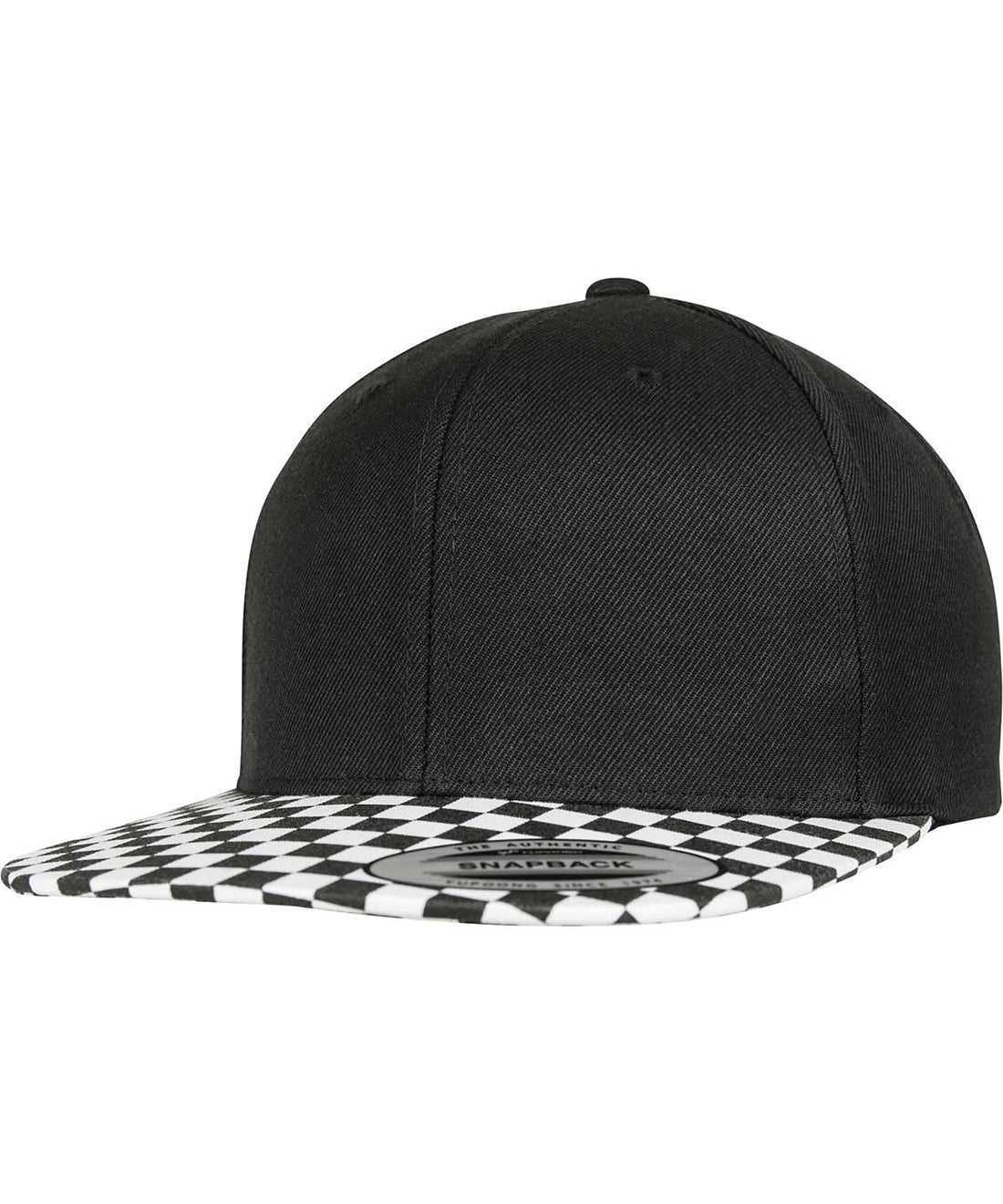 Flexfit By Yupoong Checkerboard Snapback 6089Cb YP080 - Black White One size - Customisable Caps