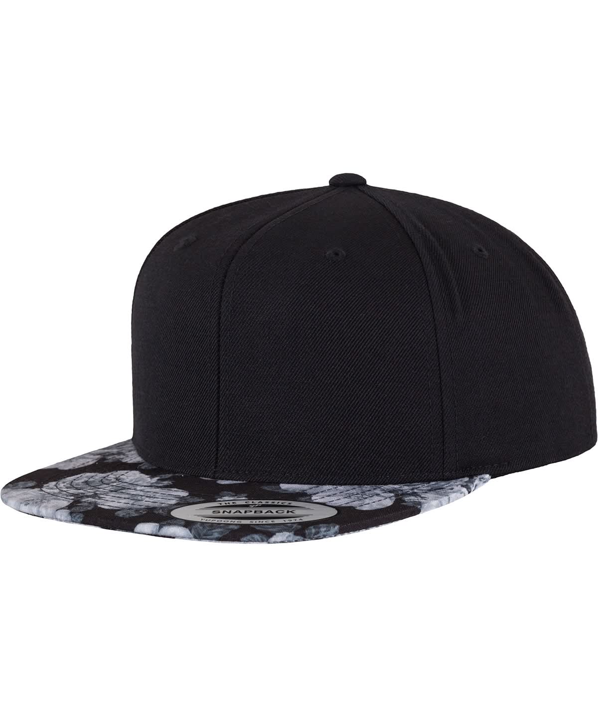Flexfit By Yupoong Roses Snapback 6089R YP087 - Black Grey One size - Customisable Caps