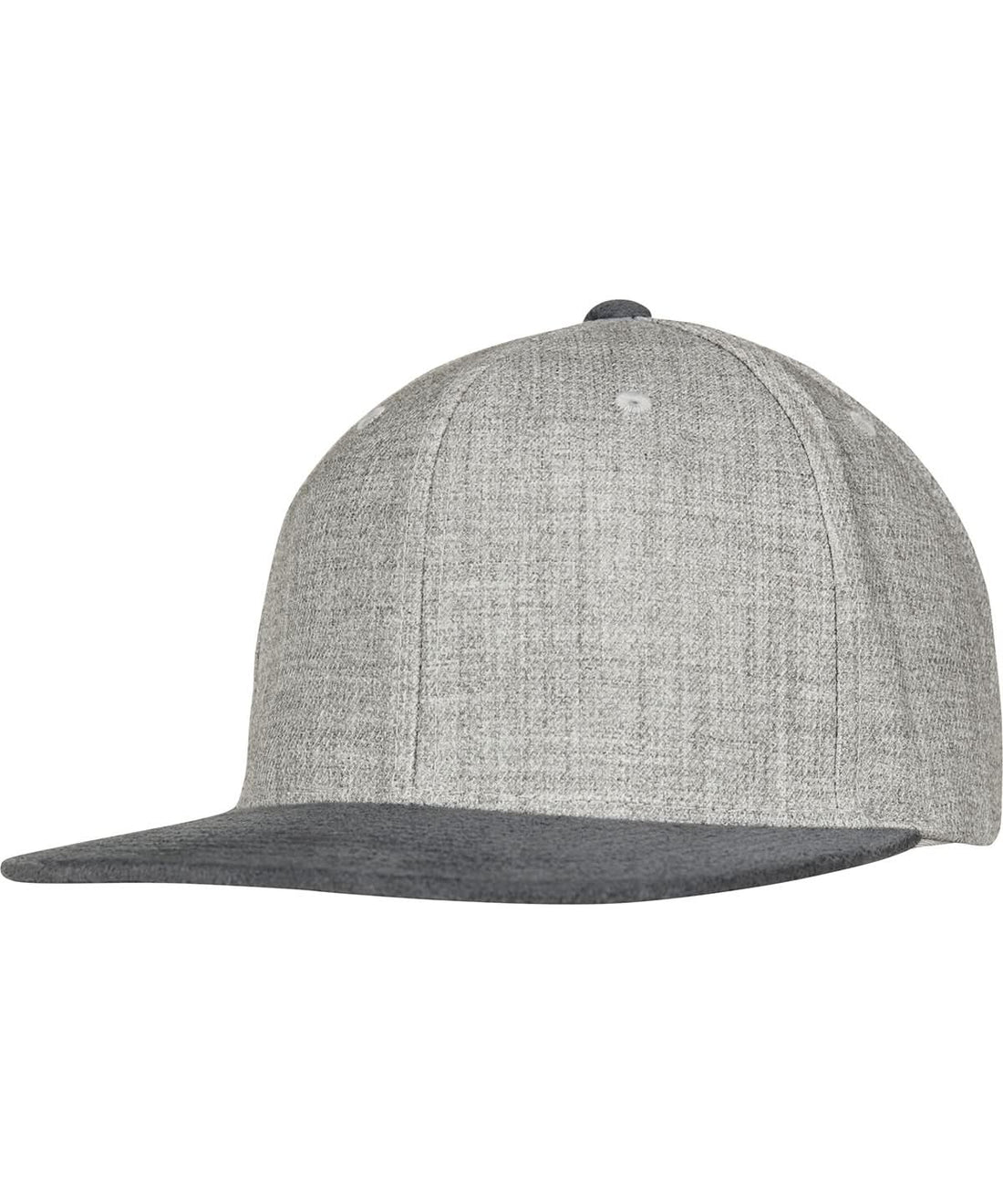 Flexfit By Yupoong Melange Velour Snapback 6089Vm YP090 - Grey Grey One size - Customisable Caps